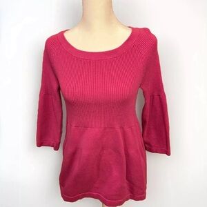 Vintage Moda International 3/4 Sleeve Babydoll Sweater
